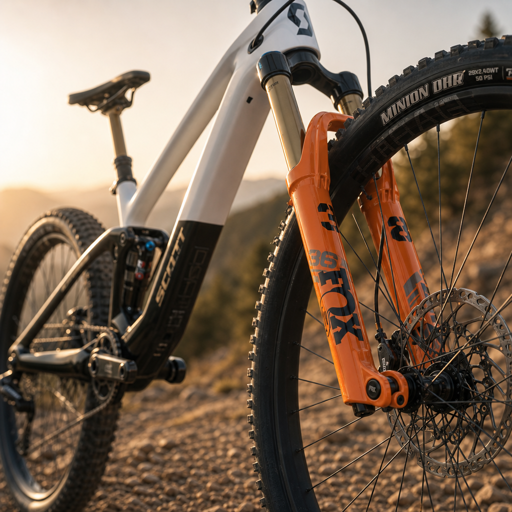 Full Suspension Mountain Bike, Premium Aluminum Frame, Pro Air Fork & Hydraulic Disc Brakes, Maxxis Tires Trail Mountain Bicycle for Off‑Road Adventure