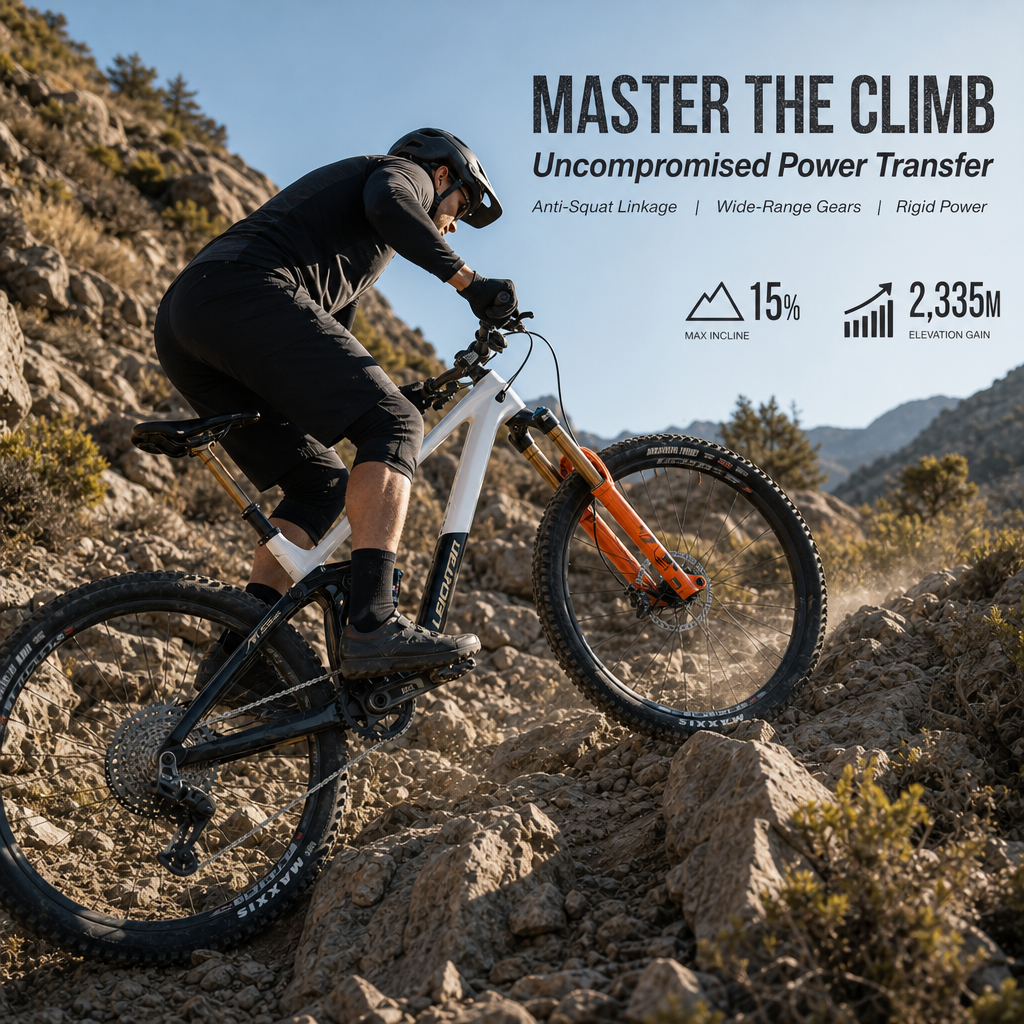 Full Suspension Mountain Bike, Premium Aluminum Frame, Pro Air Fork & Hydraulic Disc Brakes, Maxxis Tires Trail Mountain Bicycle for Off‑Road Adventure